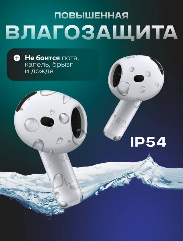 Airpods 4 premium+ "Оригинал" + Type-C + Чехол — изображение 2